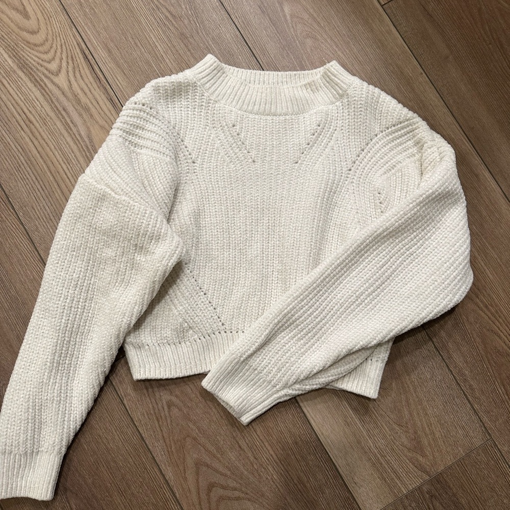 H&M kids 8/10 cropped sweater cream